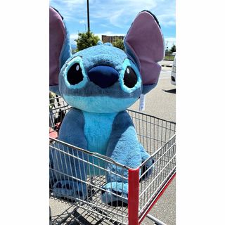 Disney - コストコ　スティッチ　ぬいぐるみ　特大　80cm ビッグ　ブランケット付き