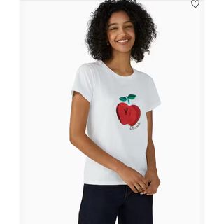 kate spade NEW YORK - ケイトスペードニューヨーク　アップル　Tシャツ