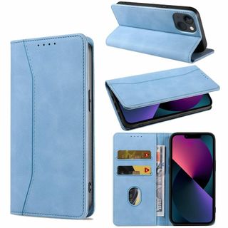 【色:ライトブルー_サイズ:iPhone 14】KWATUNG アイフォン 14(その他)
