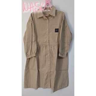 ワスク(WASK)の【130】ワスク　長袖　シャツ　ワンピース(ワンピース)