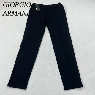 ジョルジオアルマーニ(GIORGIO ARMANI)のH504 新品未使用 50 L ジョルジオアルマーニ スラックス 黒 メンズ(スラックス)