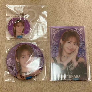 モーニングムスメ(モーニング娘。)の☆未使用☆ モバガチャ　モーニング娘。　野中美希　3点セット(アイドルグッズ)