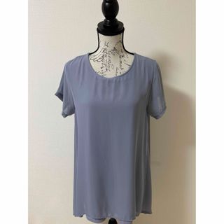 ベルーナ(Belluna)のベルーナ　チュニック　プルオーバー　ダスティブルー　Mサイズ(チュニック)