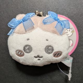 チイカワ(ちいかわ)のちいかわ ミニがまぐち リボン ハチワレ(キャラクターグッズ)