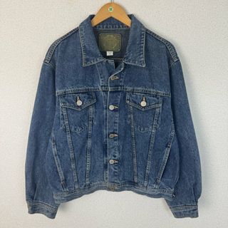エドウイン(EDWIN)のEDWIN エドウィン デニムジャケット Gジャン インディゴ Mサイズ メンズ 古着 アメカジ(Gジャン/デニムジャケット)