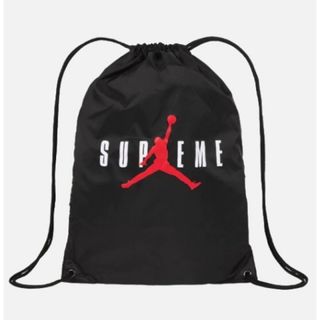 Supreme x Jordan Drawstring Bag ナップサック 黒