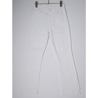マザー(mother)のMOTHERマザー ドゥーズィエムクラス購入 INSIDER CROP STEP FRAY カットオフホワイトデニムパンツ【25】【LDNA78802】(デニム/ジーンズ)