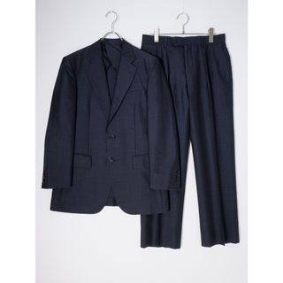 BURBERRY LONDONバーバリー ロンドン 日本製 上質羊毛ウールモヘヤシルク サマースーツセットアップ 2Bジャケットパンツ【90-78-165 A4】【MSTA78049】(セットアップ)
