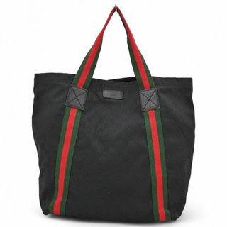 グッチ(GUCCI)のグッチ GGキャンバス シェリーライン トートバッグ Bランク gu8825rt(トートバッグ)