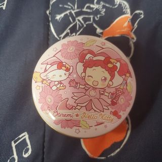 おジャ魔女どれみ　サンリオ　プチキャン　缶ケース　おんぷ　キティ