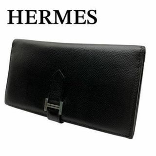 エルメス(HERMES)の美品 HERMES エルメス ベアン デュプリ 三つ折り 長財布 ▢N刻印(その他)