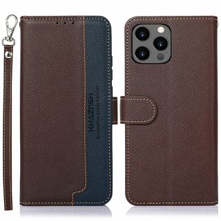 【色:ダークブラウン_サイズ:iPhone 14 Pro Max】for iPh(その他)