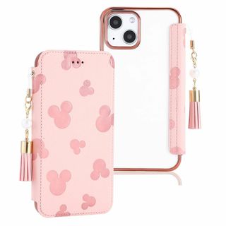 【カバー】アイフォン14 手帳型 スマホケース 背面クリア 薄い 軽い Mags(その他)
