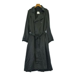 トーガ(TOGA)のTOGA トーガ トレンチコート M 黒 【古着】【中古】【送料無料】(トレンチコート)