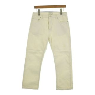 アクネストゥディオズ(Acne Studios)のAcne Studios アクネストゥディオズ デニムパンツ S 白 【古着】【中古】【送料無料】(デニム/ジーンズ)