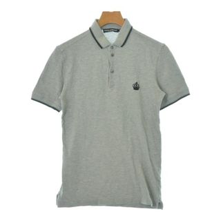 ドルチェアンドガッバーナ(DOLCE&GABBANA)のDOLCE&GABBANA ドルチェアンドガッバーナ ポロシャツ S グレー 【古着】【中古】【送料無料】(ポロシャツ)