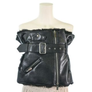 ノワールケイニノミヤ(noir kei ninomiya)のnoir kei ninomiya ノワール　ケイ　ニノミヤ ブラウス M 黒 【古着】【中古】【送料無料】(シャツ/ブラウス(長袖/七分))