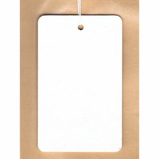 白無地タグ（値札）6341（37×60mm・白糸）/500枚