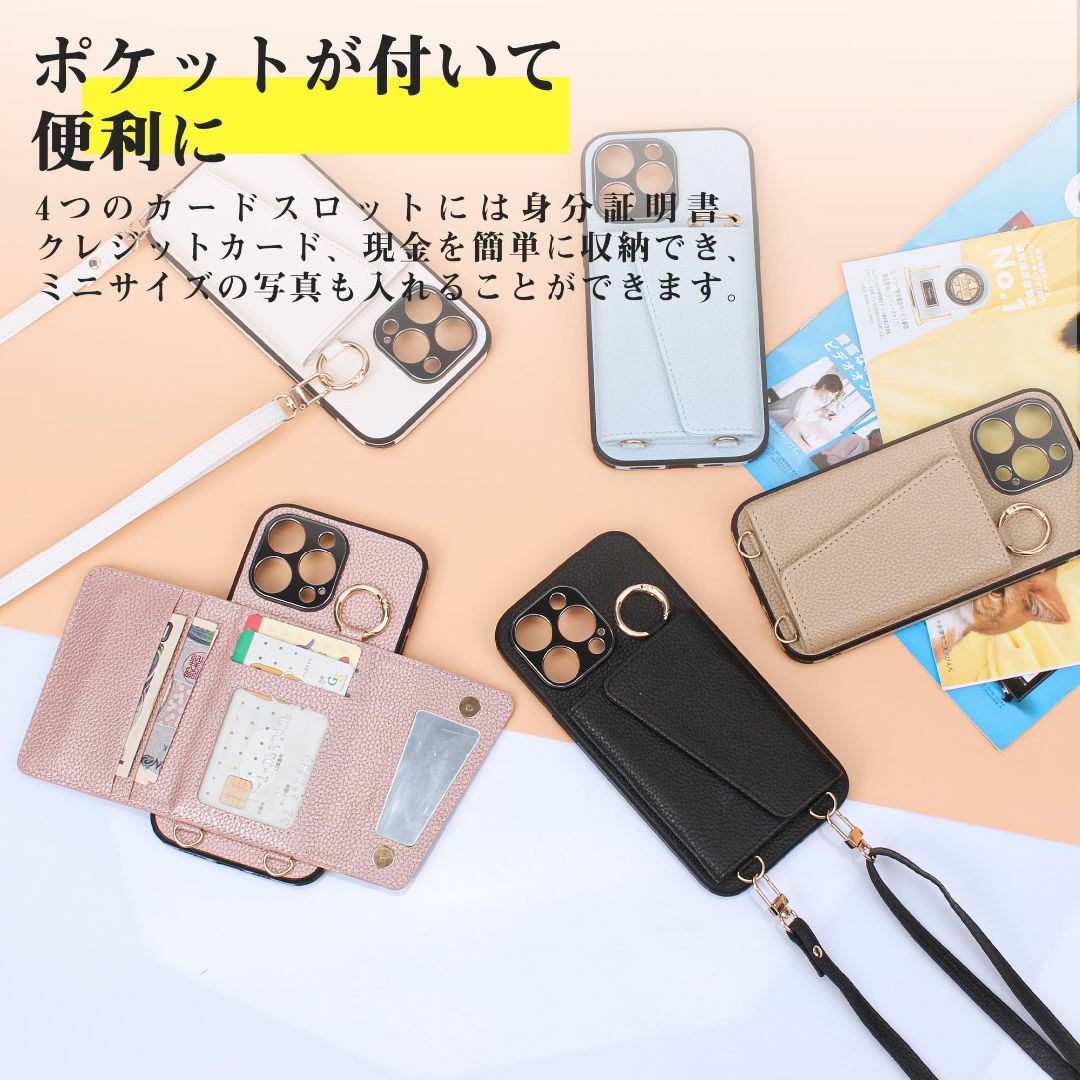 【色:ピンク_サイズ:1_iPhone 15 Pro Max】TENSIK iP スマホ/家電/カメラのスマホアクセサリー(その他)の商品写真