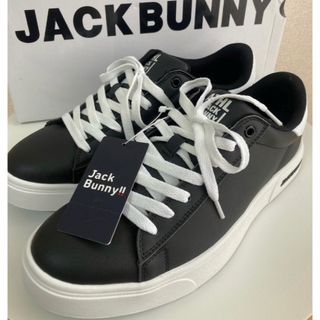 ジャックバニー(JACK BUNNY!!)の新品 パーリーゲイツ ジャックバニー スパイクレスシューズ 黒 26.5cm(シューズ)