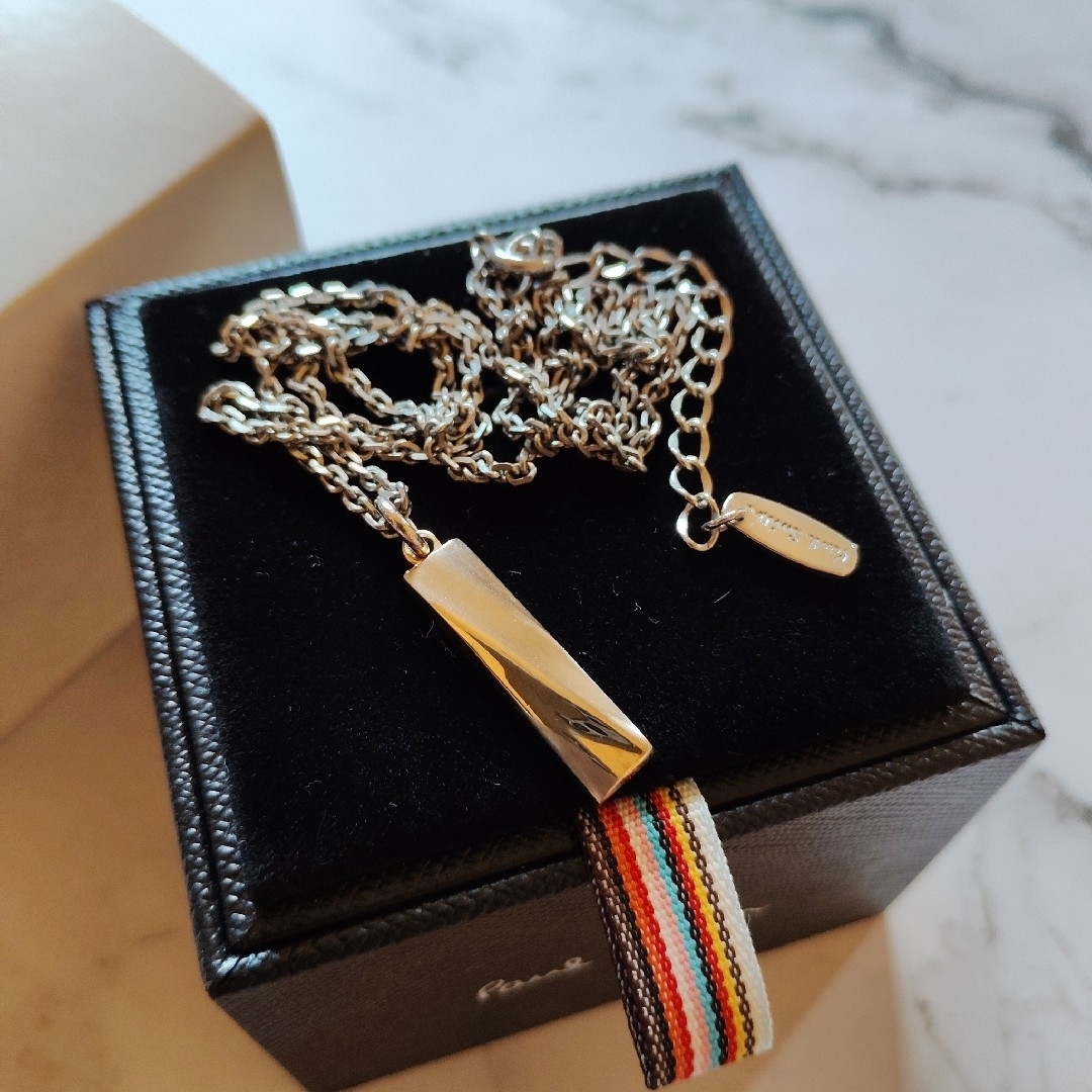Paul Smith(ポールスミス)のポールスミス ネックレス ペンダント ツイスト ひねり シルバー アクセサリー レディースのアクセサリー(ネックレス)の商品写真