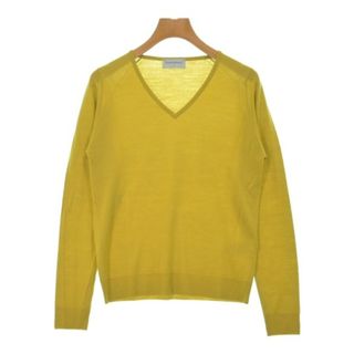 ジョンスメドレー(JOHN SMEDLEY)のJOHN SMEDLEY ジョンスメドレー ニット・セーター M 黄 【古着】【中古】【送料無料】(ニット/セーター)