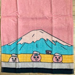 オパンチュウサギ(おぱんちゅうさぎ)の可哀想に！おぱんちゅうさぎ　温泉フェイスタオル　綿100%(タオル/バス用品)