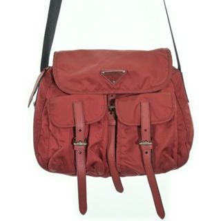 プラダ(PRADA)のPRADA プラダ ショルダーバッグ  赤 【古着】【中古】【送料無料】(ショルダーバッグ)