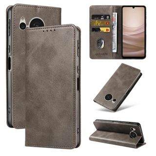 【色:グレー_サイズ:AQUOS Sense7 用】QUEASON 互換品 スマ(その他)