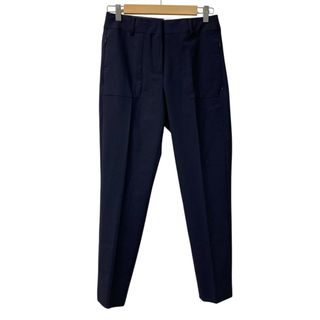 マックスマーラ(Max Mara)の美品 SPORT MAX マックスマーラ スポーツマックス ストレッチ スラックスパンツ サイズ34 ネイビー レディース 古着 中古 USED(その他)
