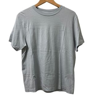 美品 24SS MUSE Deuxieme classe ミューズ ドゥーズィエムクラス Mme.CREW Tシャツ サイズF ライトブルー レディース 古着 中古 USED(Tシャツ(半袖/袖なし))