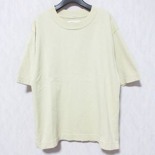 エムエイチエル(MHL.)の美品 MHL エムエイチエル マーガレットハウエル Tシャツ 596-9166508 M イエローベージュ メンズ 古着 中古 USED(Tシャツ/カットソー(半袖/袖なし))