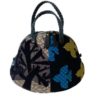 ミナペルホネン(mina perhonen)の美品 mina perhonen ミナペルホネン bell bag ハンドバッグ  pi0305 ダークミックス マルチカラー レディース 古着 中古 USED(ハンドバッグ)