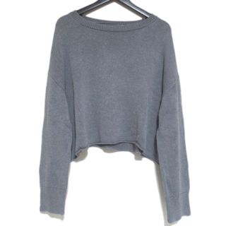 DEUXIEME CLASSE - 美品 24SS Deuxieme Classe ドゥーズィエムクラス Beauty プルオーバー コットン ニット セーター グレー レディース 古着 中古 USED