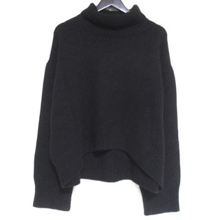 セリーヌ(CELINE)の美品 CELINE セリーヌ フィービー期 カシミヤ タートルネック オーバーサイズ チャンキー ニットセーター XSサイズ ブラック レディース 古着 中古 USED(ニット/セーター)