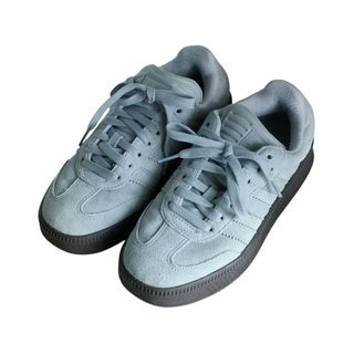 アディダス(adidas)の美品 25SS adidas Originals アディダス オリジナルス SAMBA XLG ローカットスニーカー 23.5cm スナイデル別注カラー グレー レディース 古着 中古 USED(スニーカー)
