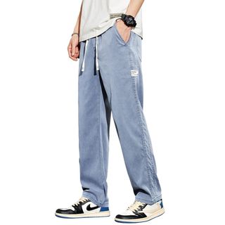 【特価商品】[Olekei] ズボン メンズ スラックス 涼しい ワイドテーパー
