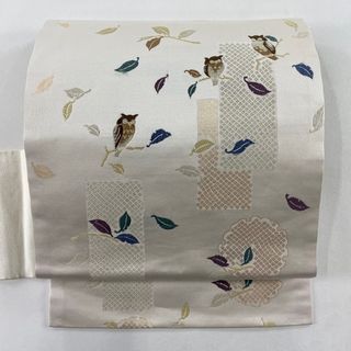 名古屋帯 名品 正絹 【中古】(帯)
