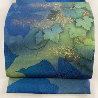 袋帯 名品 お太鼓柄 正絹 【中古】(帯)