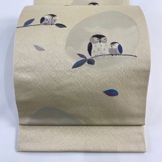 袋帯 逸品 お太鼓柄 正絹 【中古】(帯)