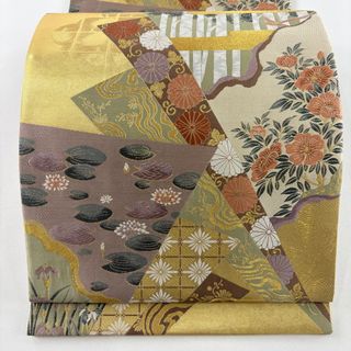 袋帯 美品 秀品 六通 正絹 【中古】(帯)