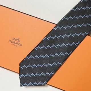 美品 エルメス HERMES ネクタイ シルク100% フランス製