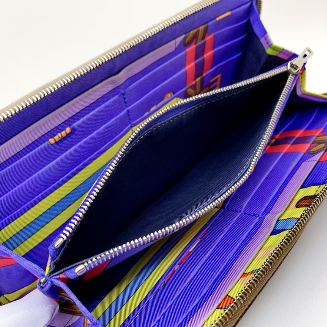 ✨極美品✨768.エルメス アザップ シルクイン ヴォーエプソン エトゥープ エルメス アザップ シルクイン ロング エトゥープ/ カシス