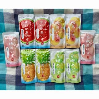 カルディ(KALDI)のKALDI もへじ 凍らせて食べる アイス 10個(菓子/デザート)