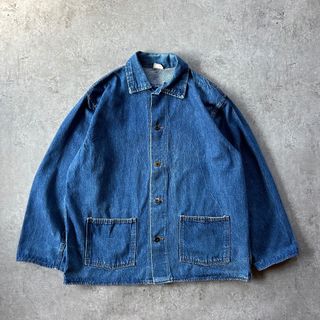 ヴィンテージ(VINTAGE)の70s PIA カバーオール 46 2ポケット ドーナツボタン ショート丈(カバーオール)