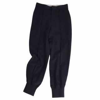 美品 BLAMINK ブラミンク パンツ ロングパンツ ウール ボトムス レディース 34(S相当) ネイビー(その他)