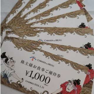 力の源株主優待券 10000円(レストラン/食事券)