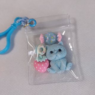にゃぎにゃん様専用　キャンディーバッグ青猫(各種パーツ)