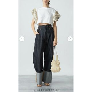 美品 MALAMUTE crazy knit Tシャツ