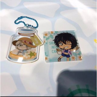 名探偵コナン赤井秀一カフェアクリルキーホルダーマグネット 世良真純 メアリー世良(キャラクターグッズ)